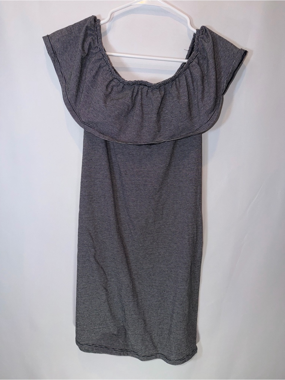 Cotton On Black & White Striped Knit Top